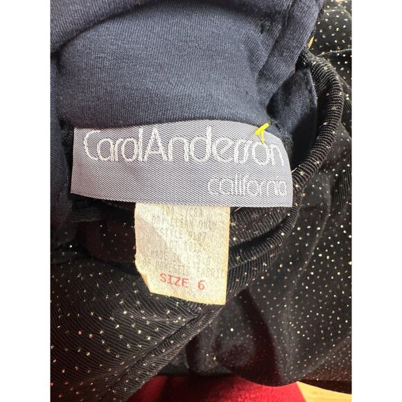 1980s bodycon dress in sparkly stretch fabric by Carol Anderson California - Picture 11 of 11